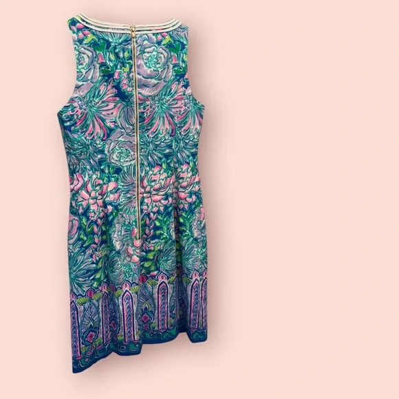 Lilly Pulitzer Gabby Stretch Shift Dress In full bloom - Picture 12 of 14